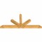 Ekena Millwork Saratoga Rough Sawn Timber Gable Bracket, Western Red Cedar, 108"W x 49"H x 6"D x 6"F, 11/12 Pitch GBW108X49X0606SAR00RWR - alternate 2